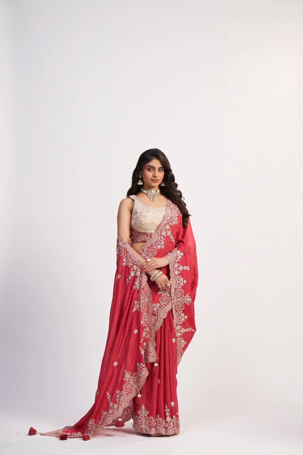 Aria Rouge Saree