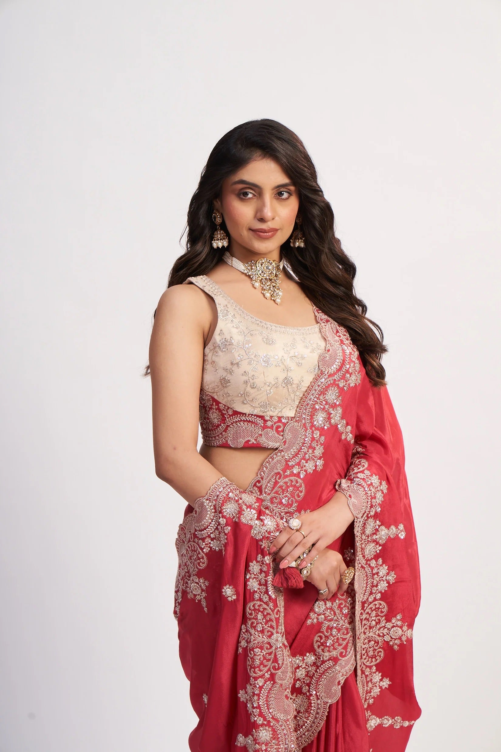 Aria Rouge Saree
