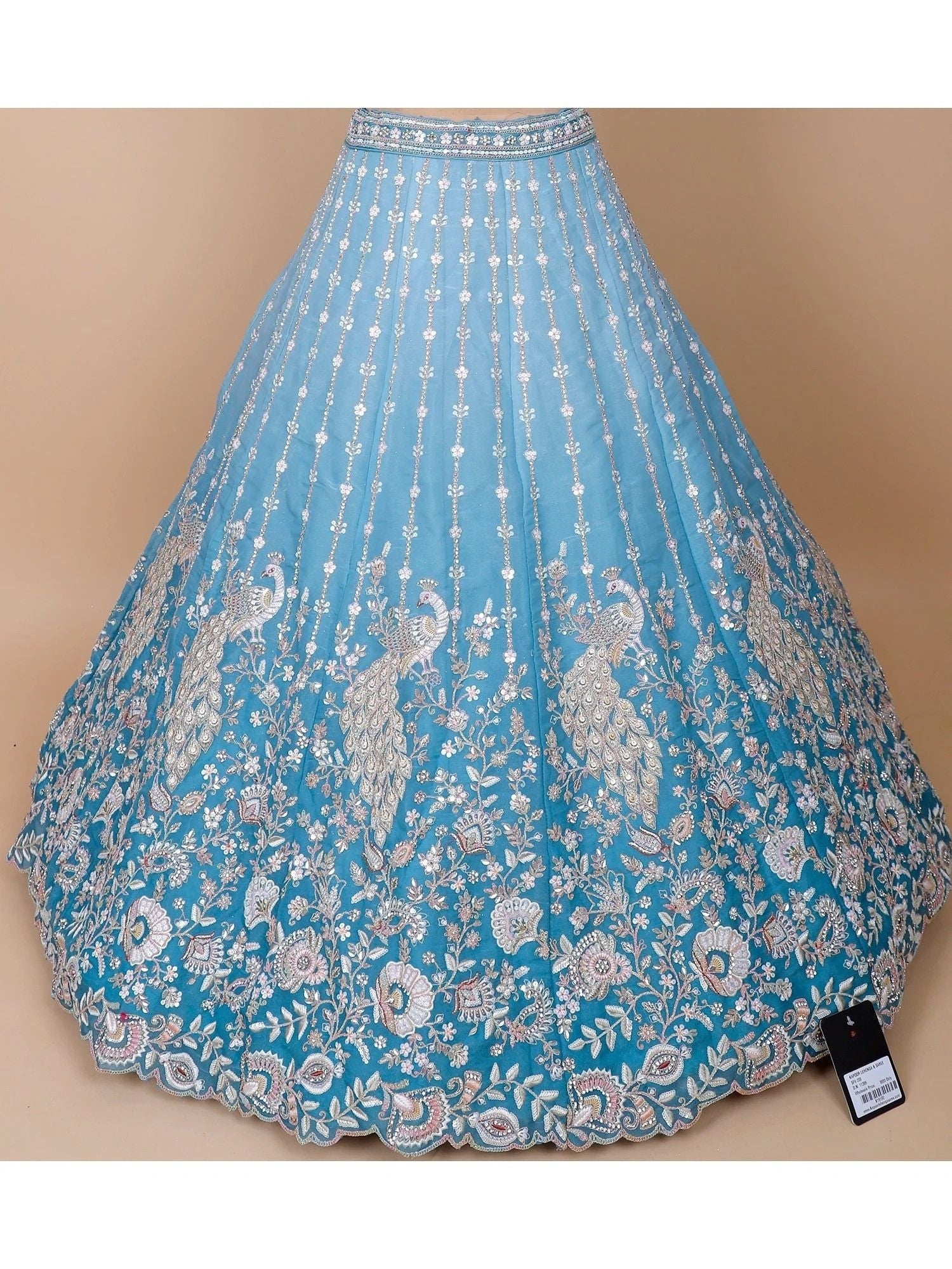 Peacock Motif Lehenga Set