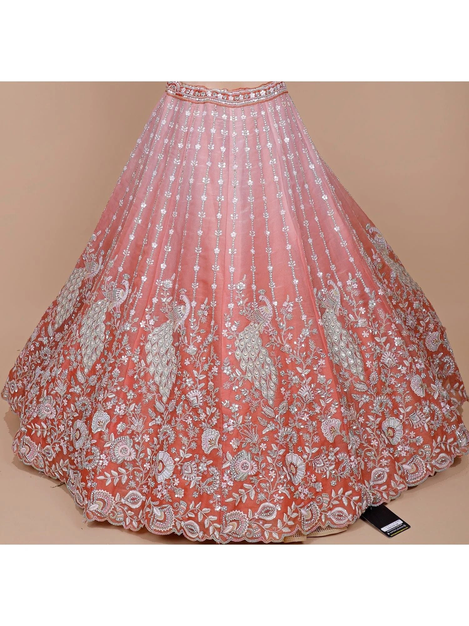 Peacock Motif Lehenga Set