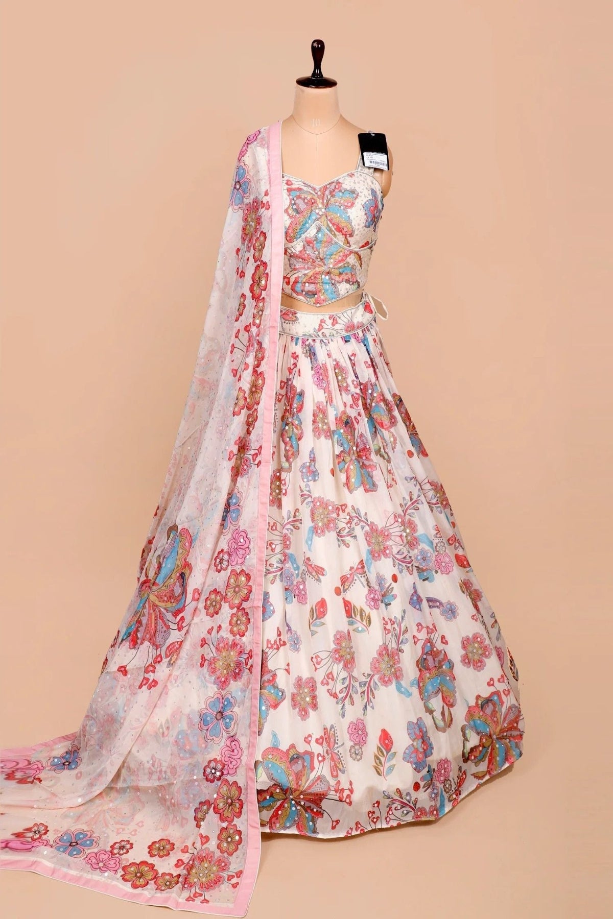 Papillon Bloom Floral Lehenga