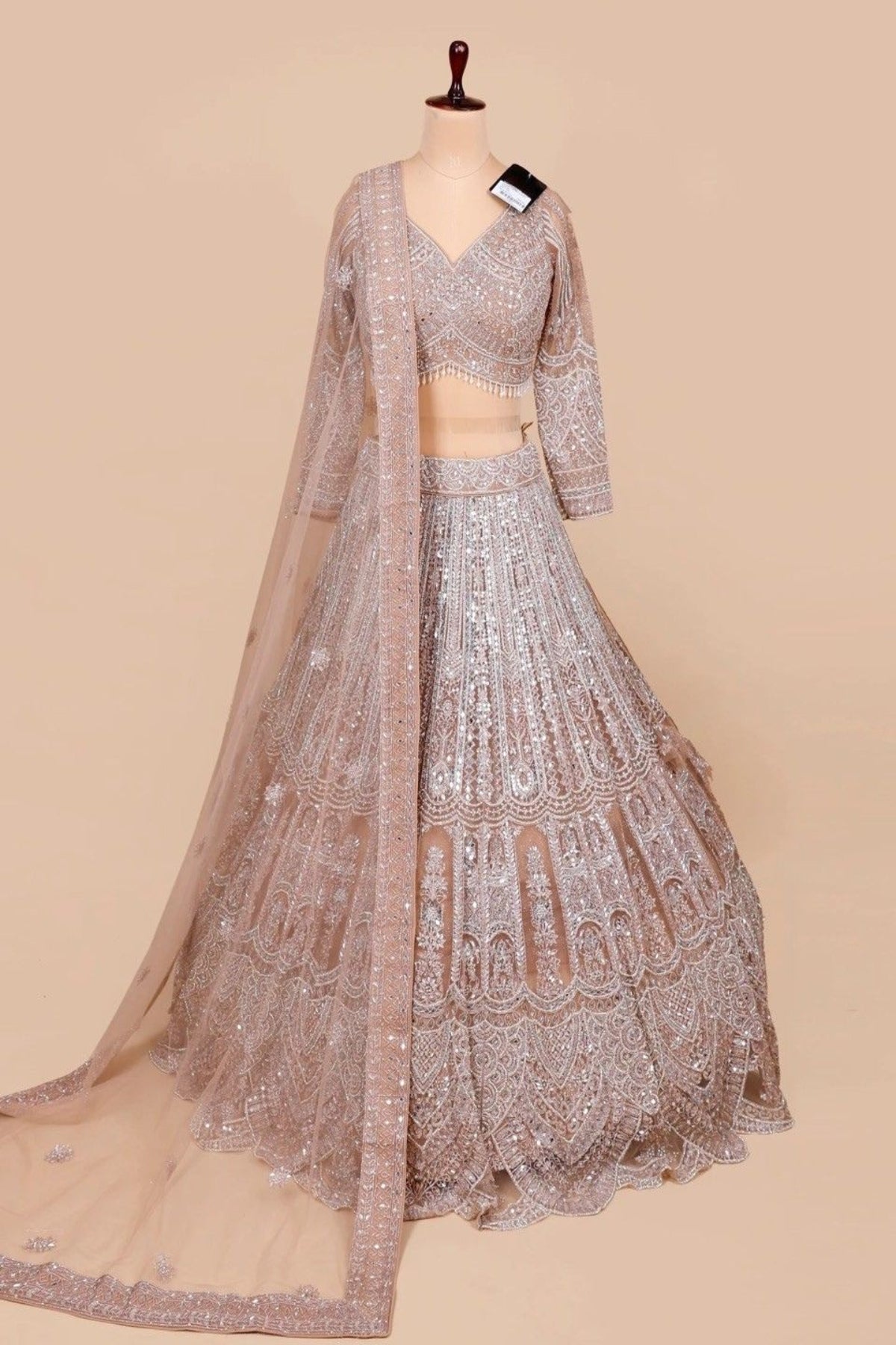 Peach Mirage Lehenga