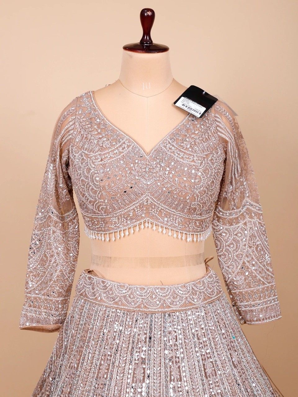 Peach Mirage Lehenga