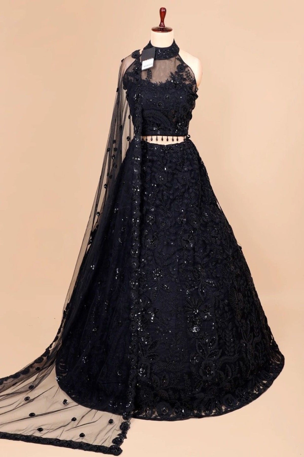 Fleur de Lace Set in Black