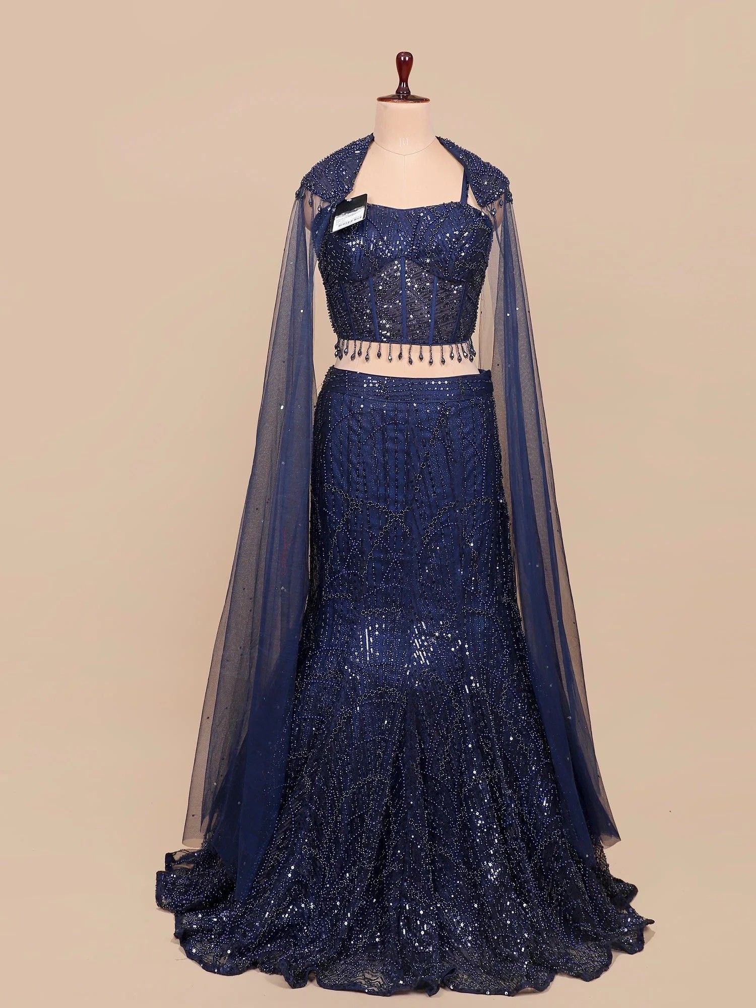 Celeste Mermaid Lehenga