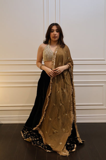 Noir Lumière Lehenga Set