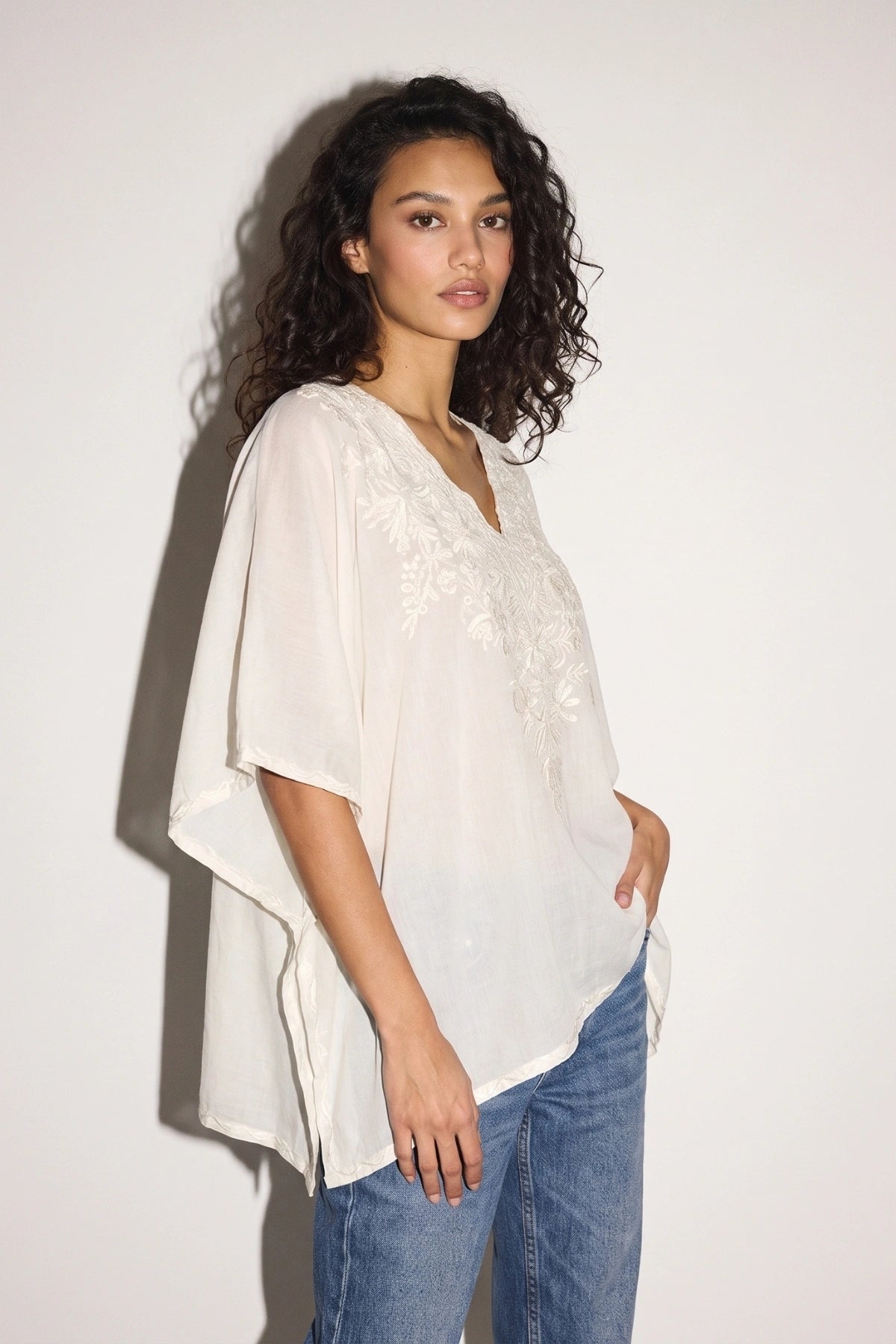 Meringue Kaftan Top