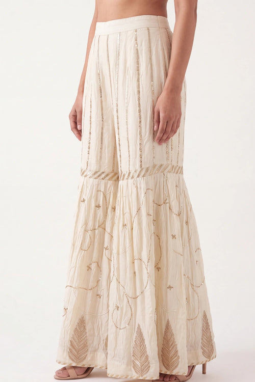Albâtre Gharara Pants - Dorie Atelier