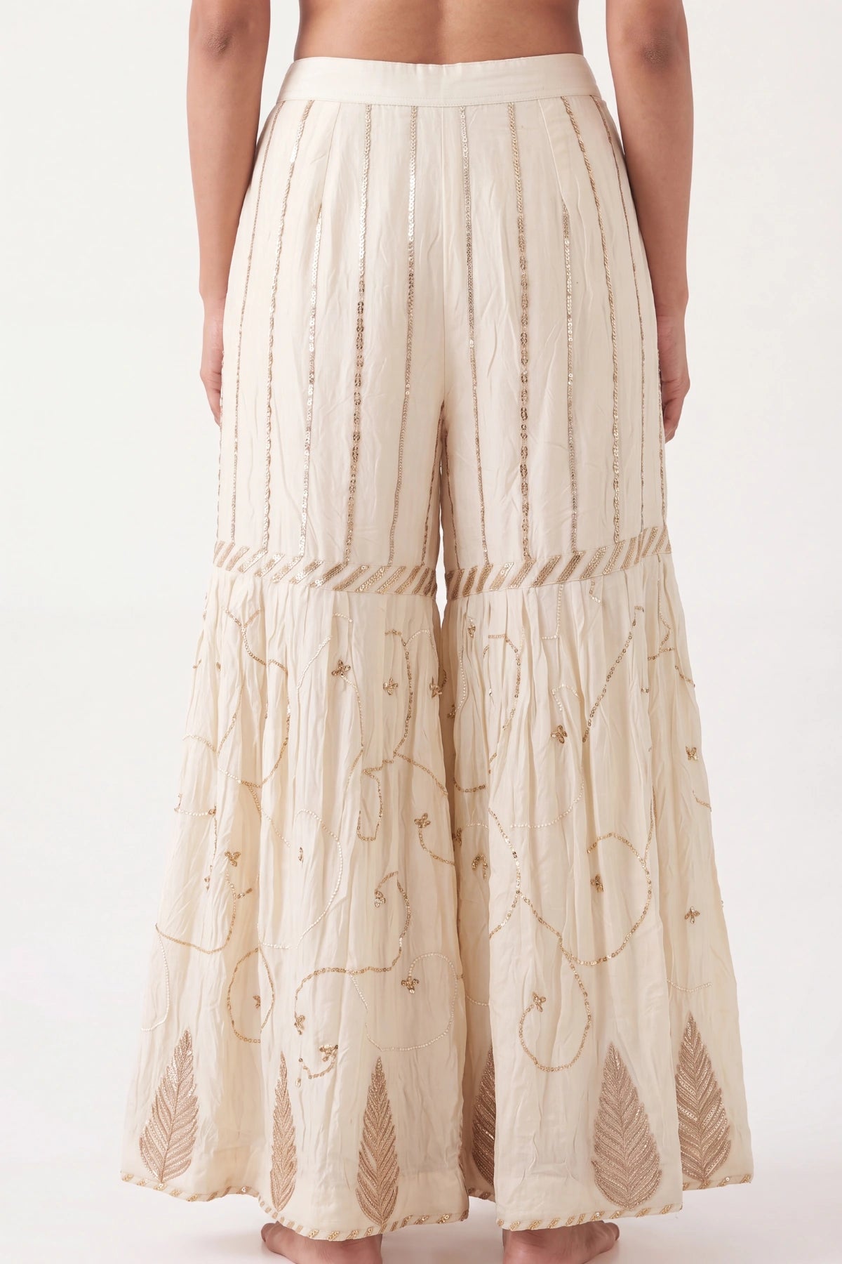 Albâtre Gharara Pants - Dorie Atelier