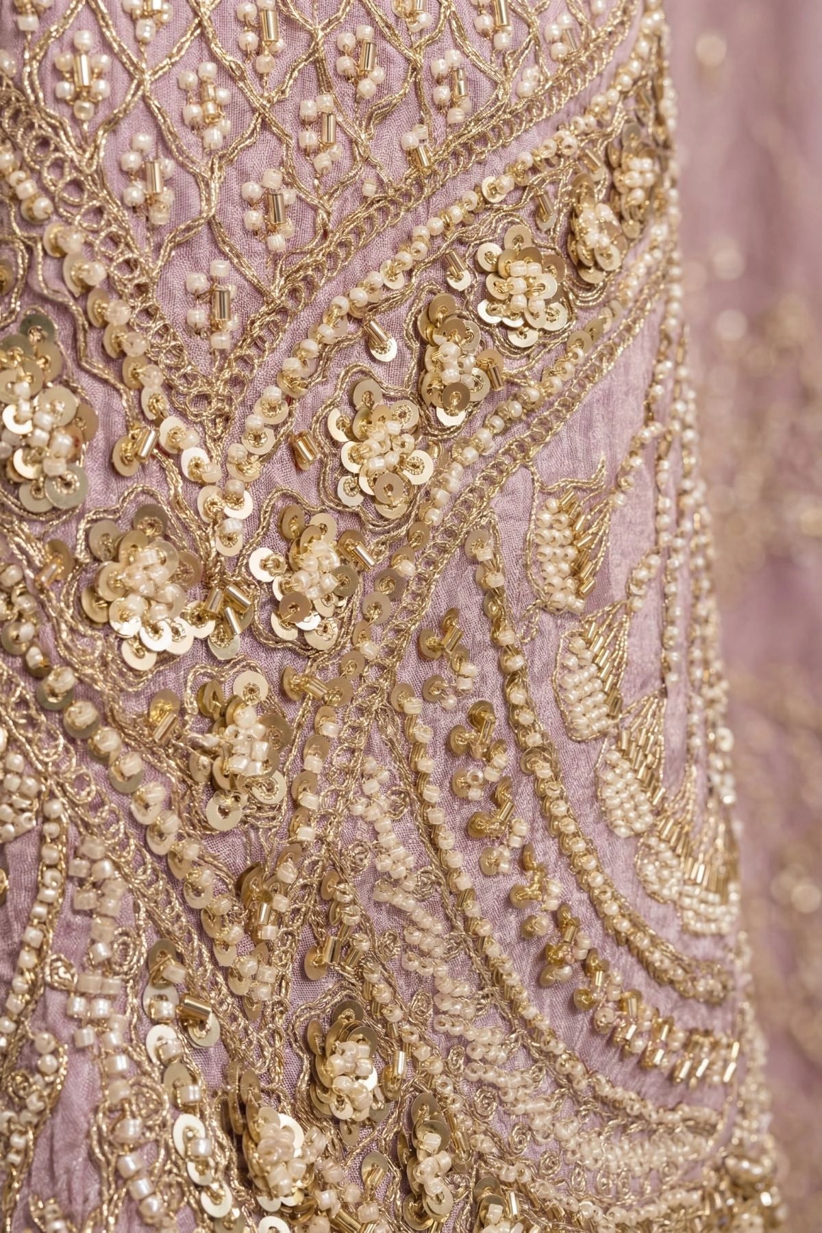 Amara Blush Peplum Sharara Set - Dorie Atelier