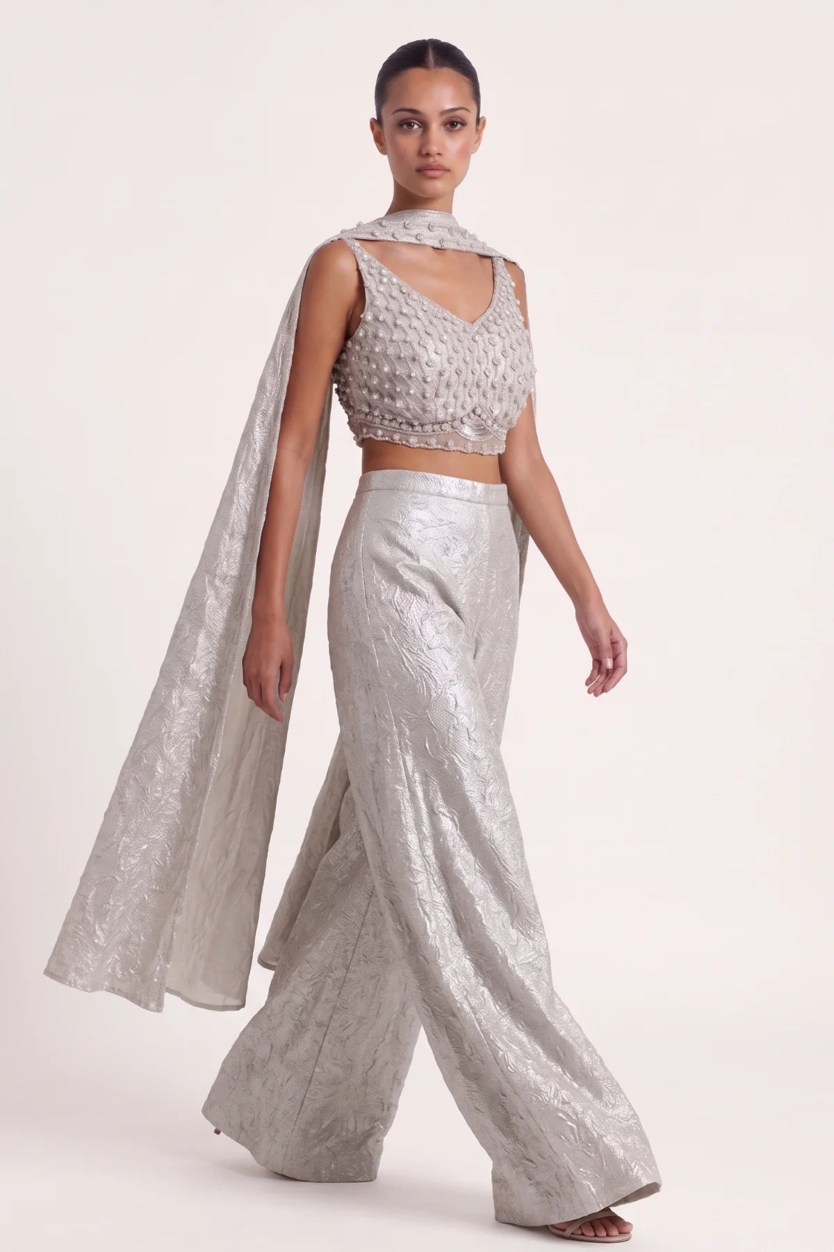 Argent Co-ord Set - Dorie Atelier