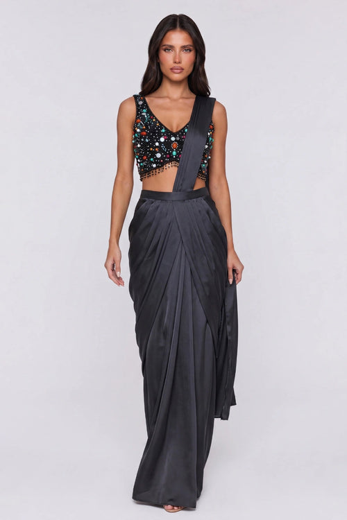 Astra Pre-Draped Saree - Dorie Atelier