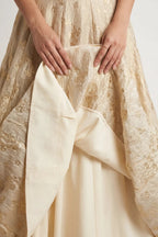 Banarasi Crush Tissue Lehenga Skirt - Dorie Atelier