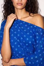 Lapis Bandhani Top