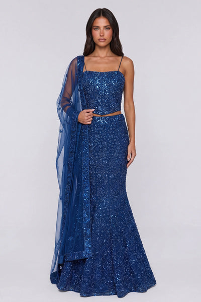 Saphir Lehenga Set
