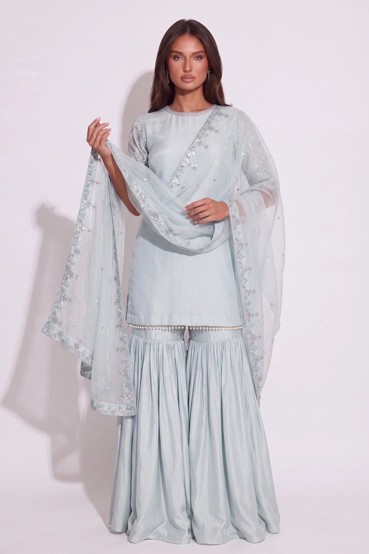 Brise Gharara Set - Dorie Atelier