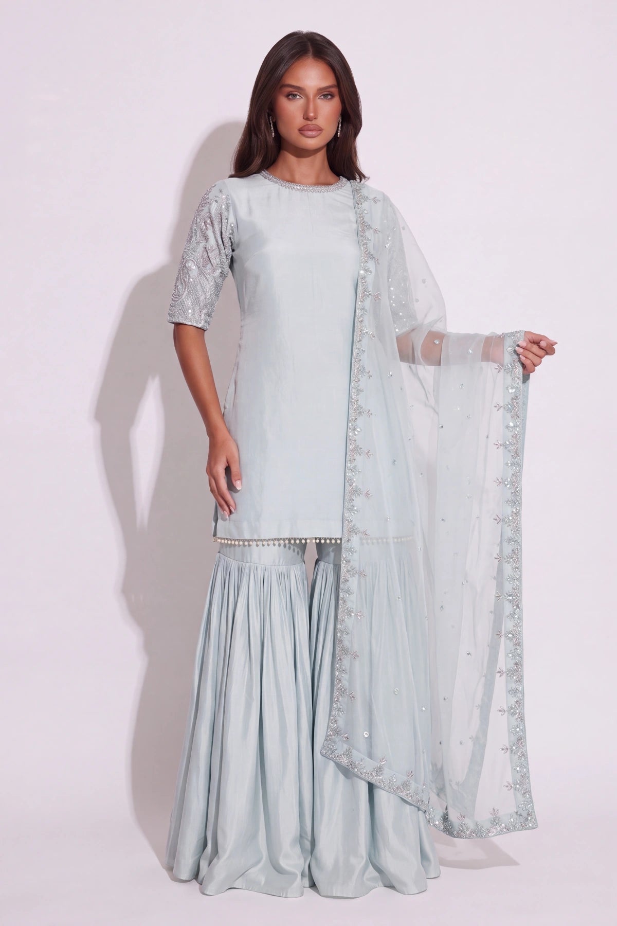 Brise Gharara Set - Dorie Atelier