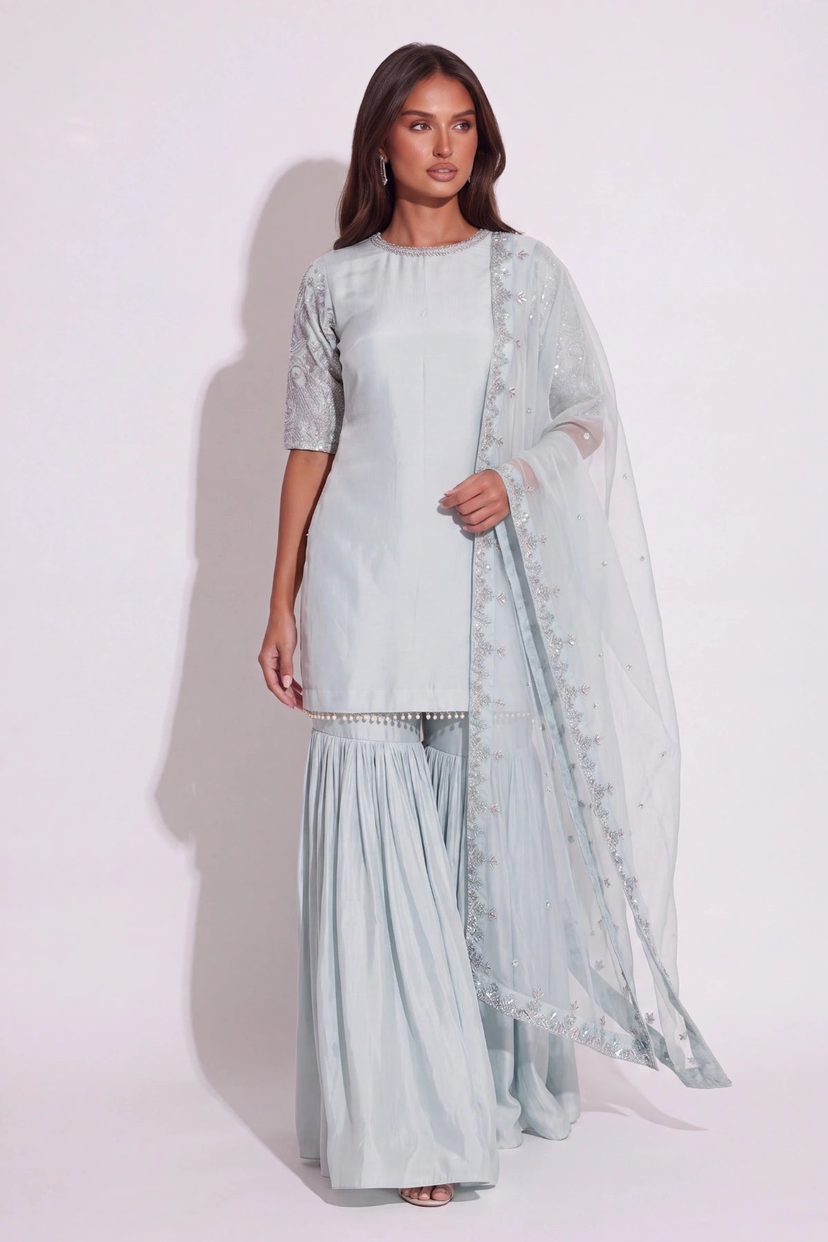 Brise Gharara Set - Dorie Atelier