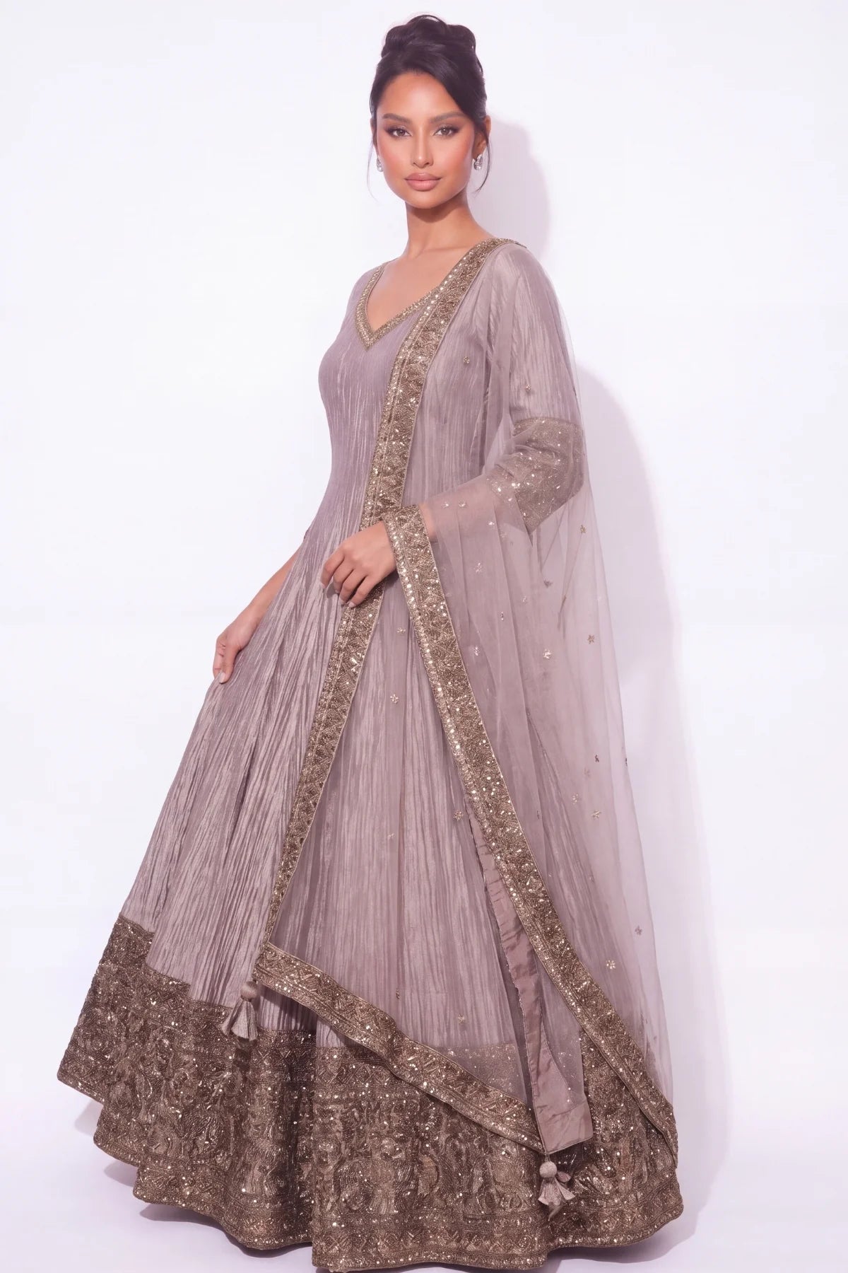 Cachemire Anarkali Suit - Dorie Atelier