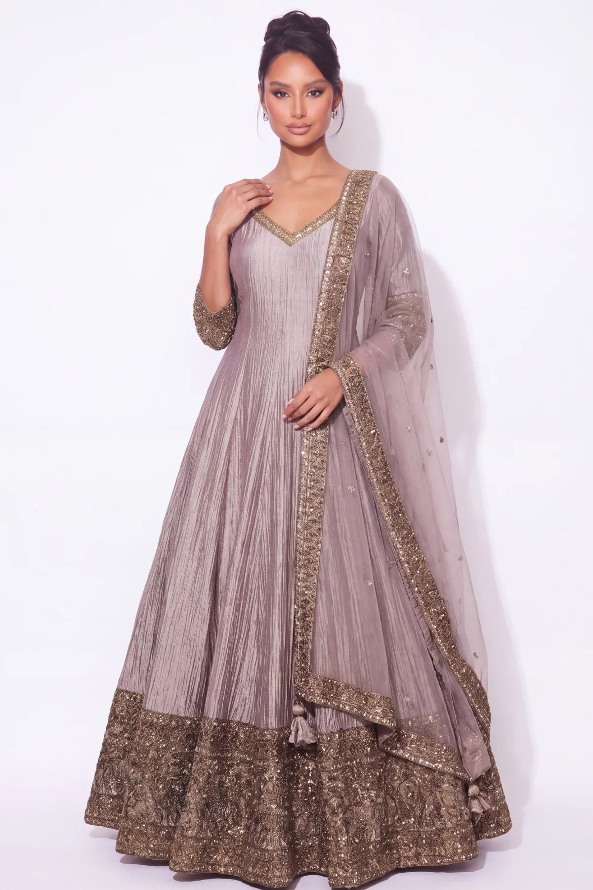 Cachemire Anarkali Suit - Dorie Atelier