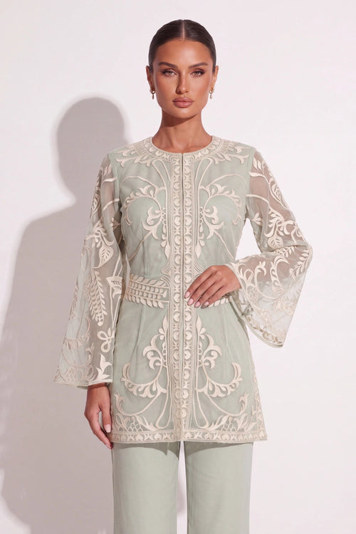 Céladon Co-ord Set - Dorie Atelier