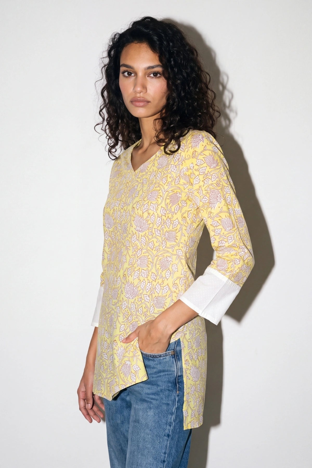 Citrine Tunic Top - Dorie Atelier