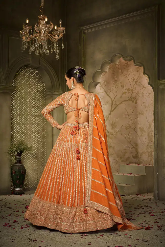 Orange Lehenga
