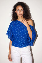 Lapis Bandhani Top
