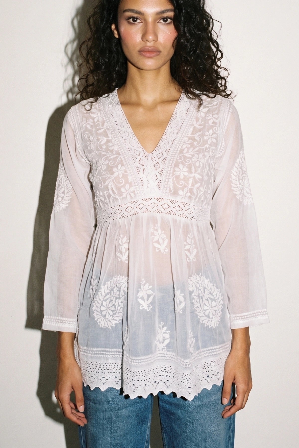 Mousseline Tunic Top