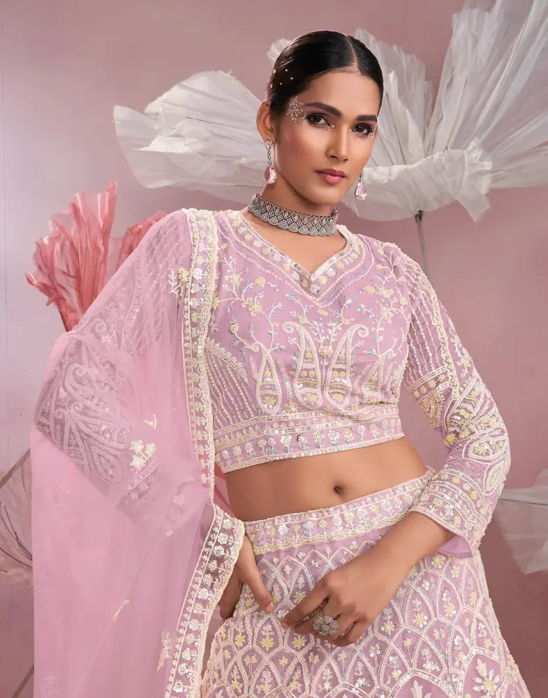 Pink Barbie Lehenga