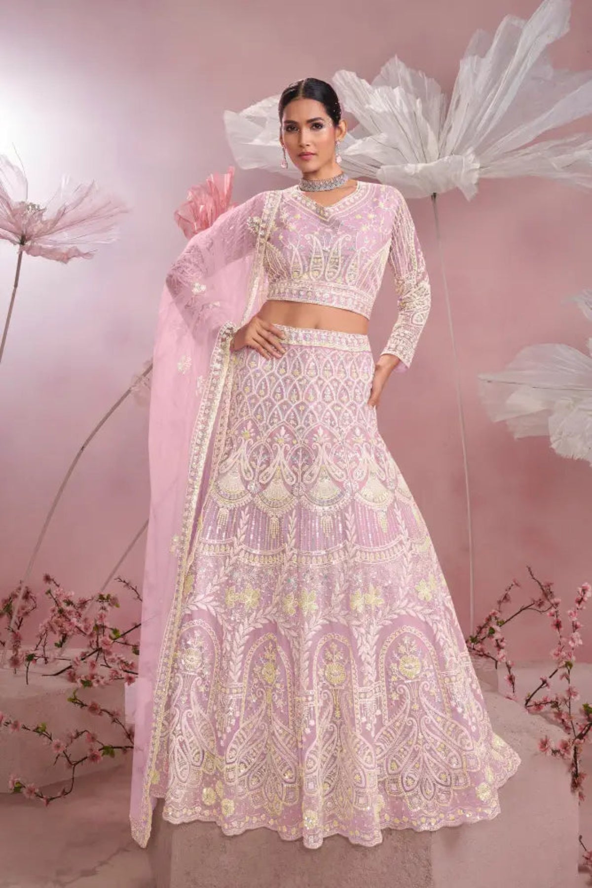 Pink Barbie Lehenga