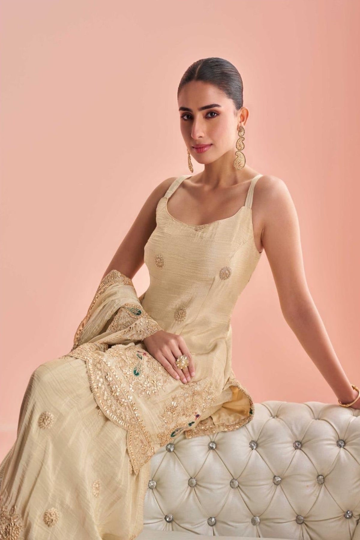 Sana Elara Sharara Set