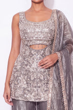 Étain Palazzo Suit Set - Dorie Atelier