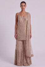 Gilt Sharara Suit - Dorie Atelier