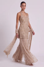 Gilt Sharara Suit - Dorie Atelier