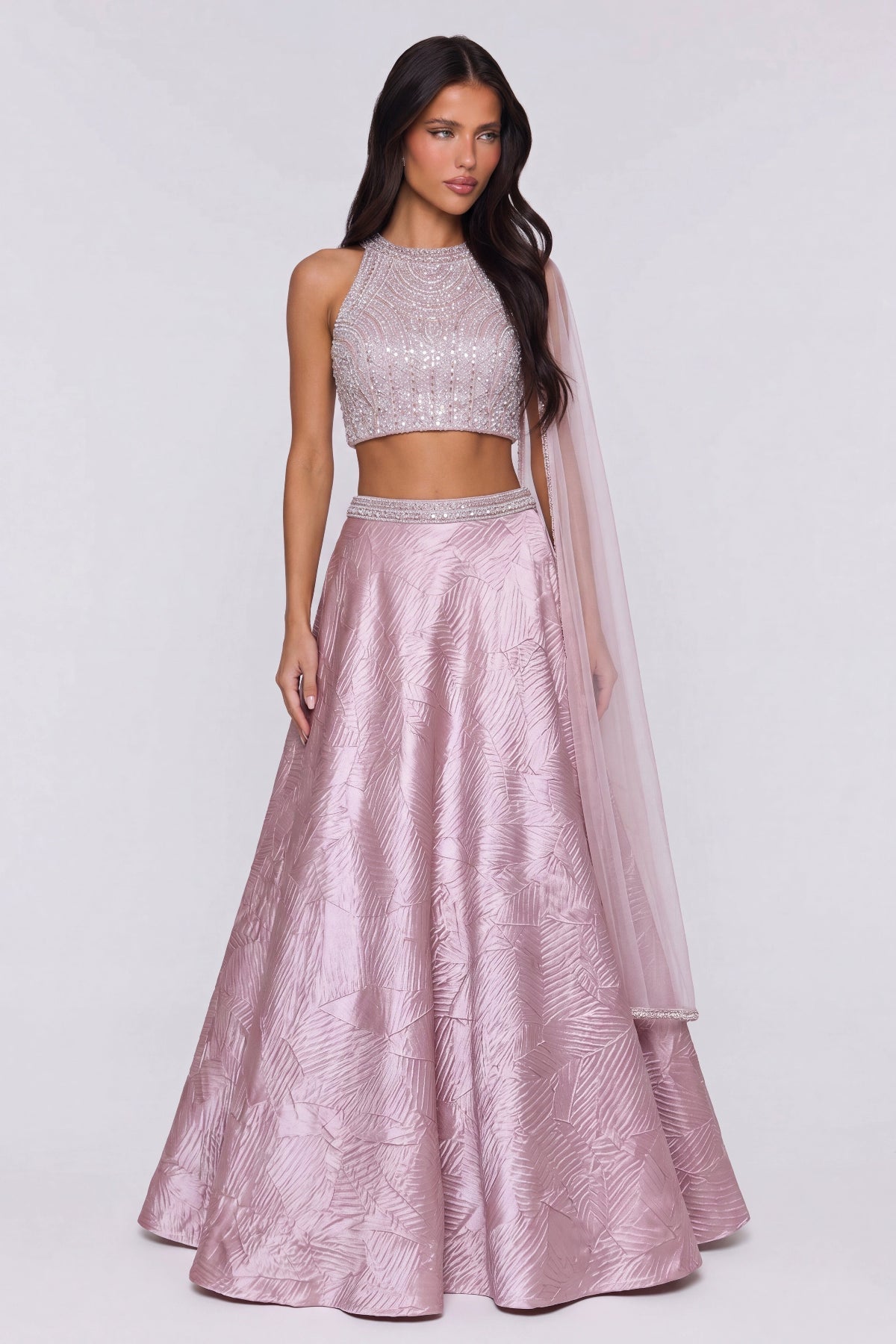 Givre Lehenga Set - Dorie Atelier