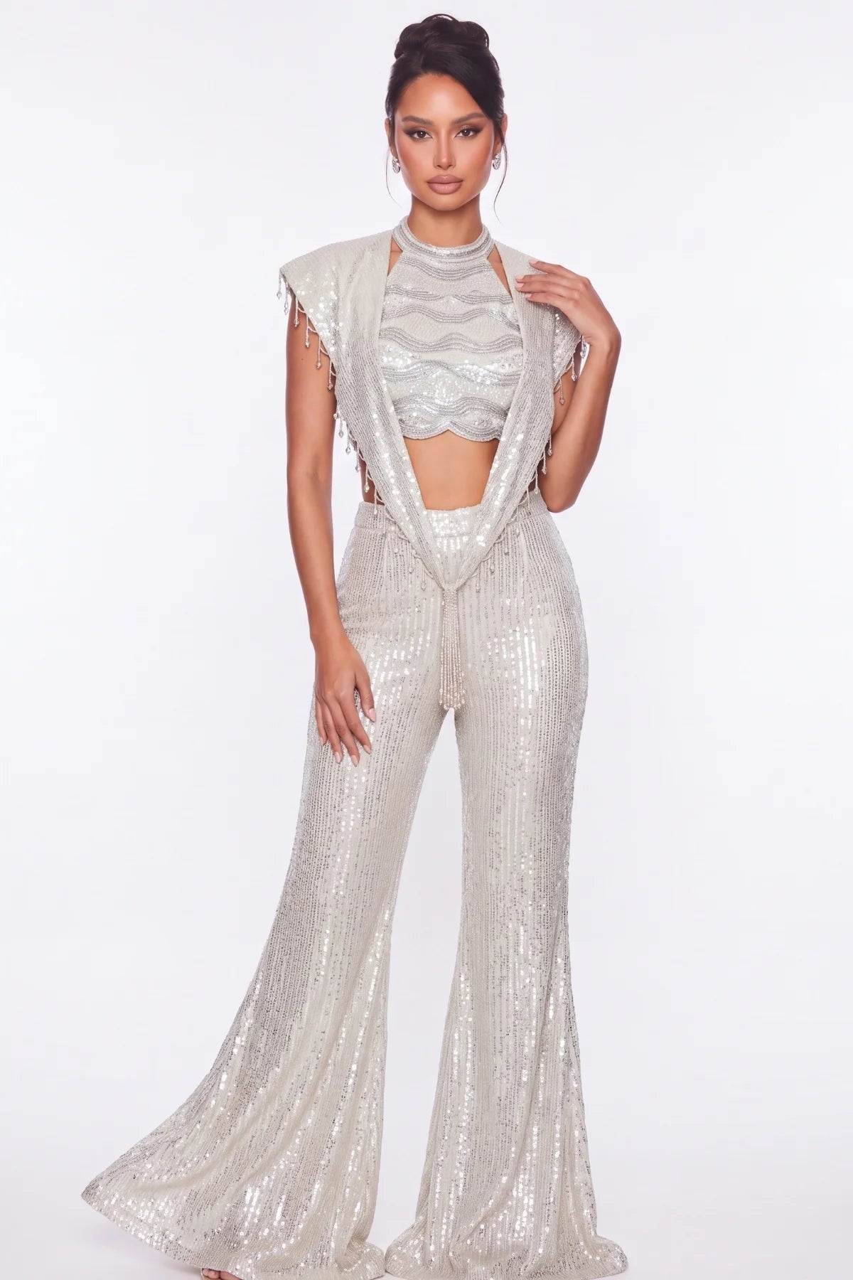 Givre Sequin Co-ord Set - Dorie Atelier