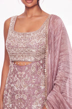 Glycine Palazzo Suit Set - Dorie Atelier