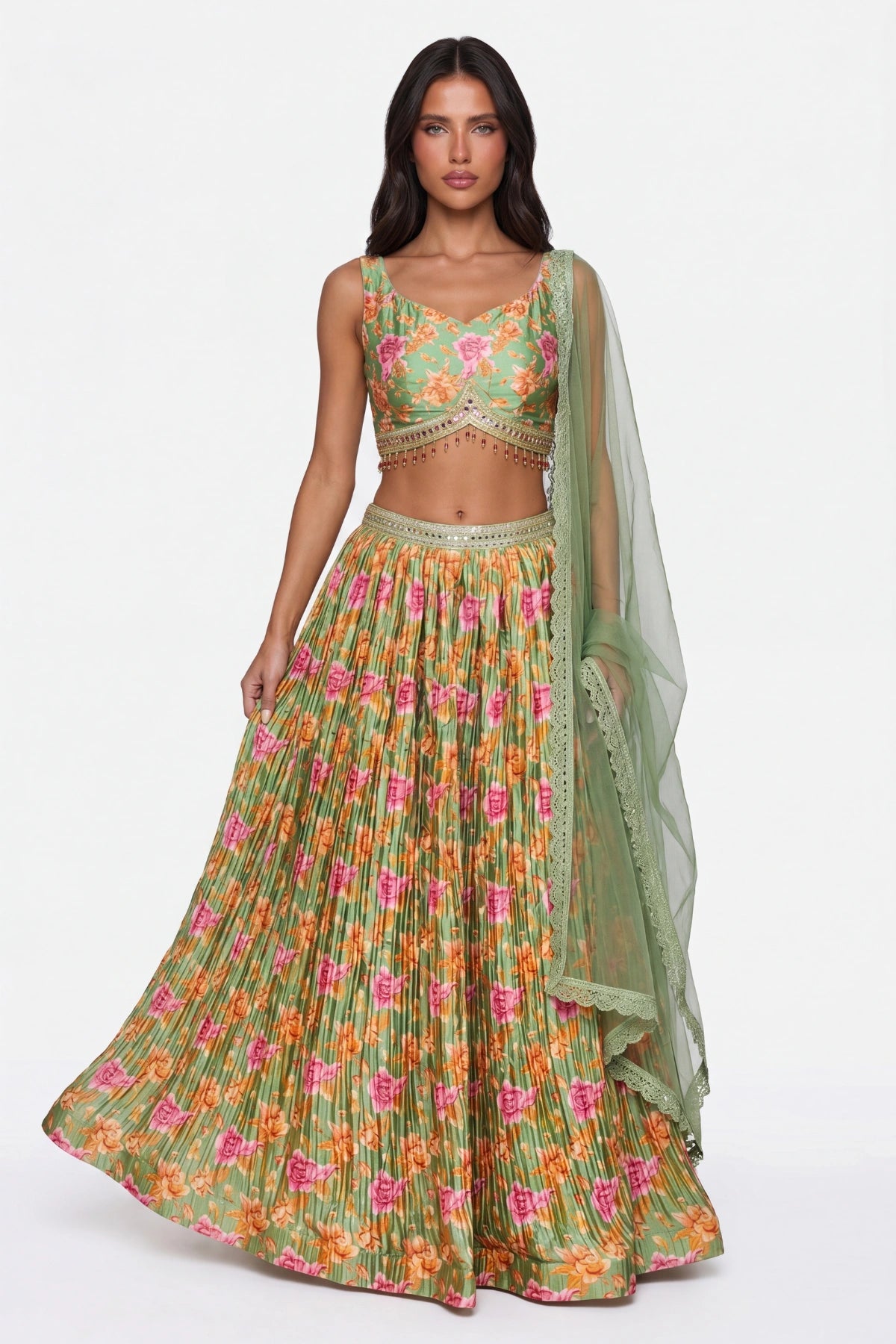 Verveine Lehenga Set