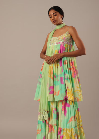 Elowen Jade Sharara Set