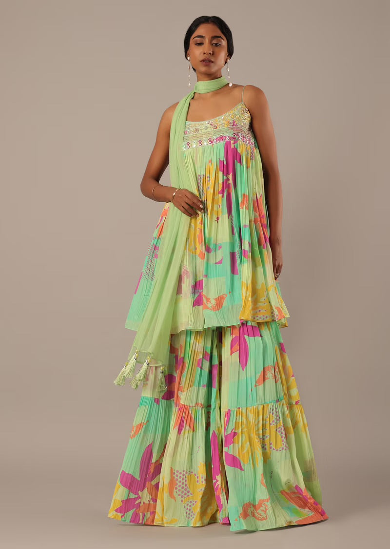 Elowen Jade Sharara Set