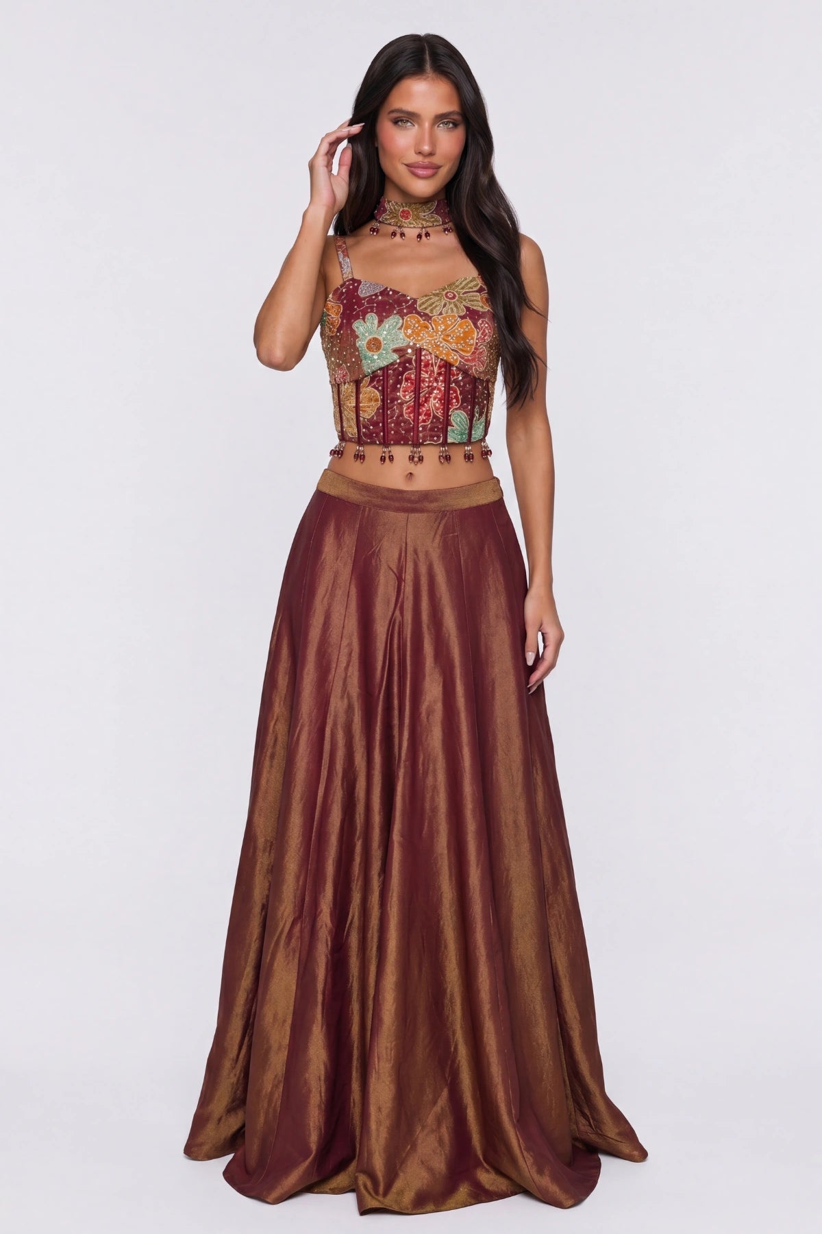 Grenat Co-ord Set - Dorie Atelier