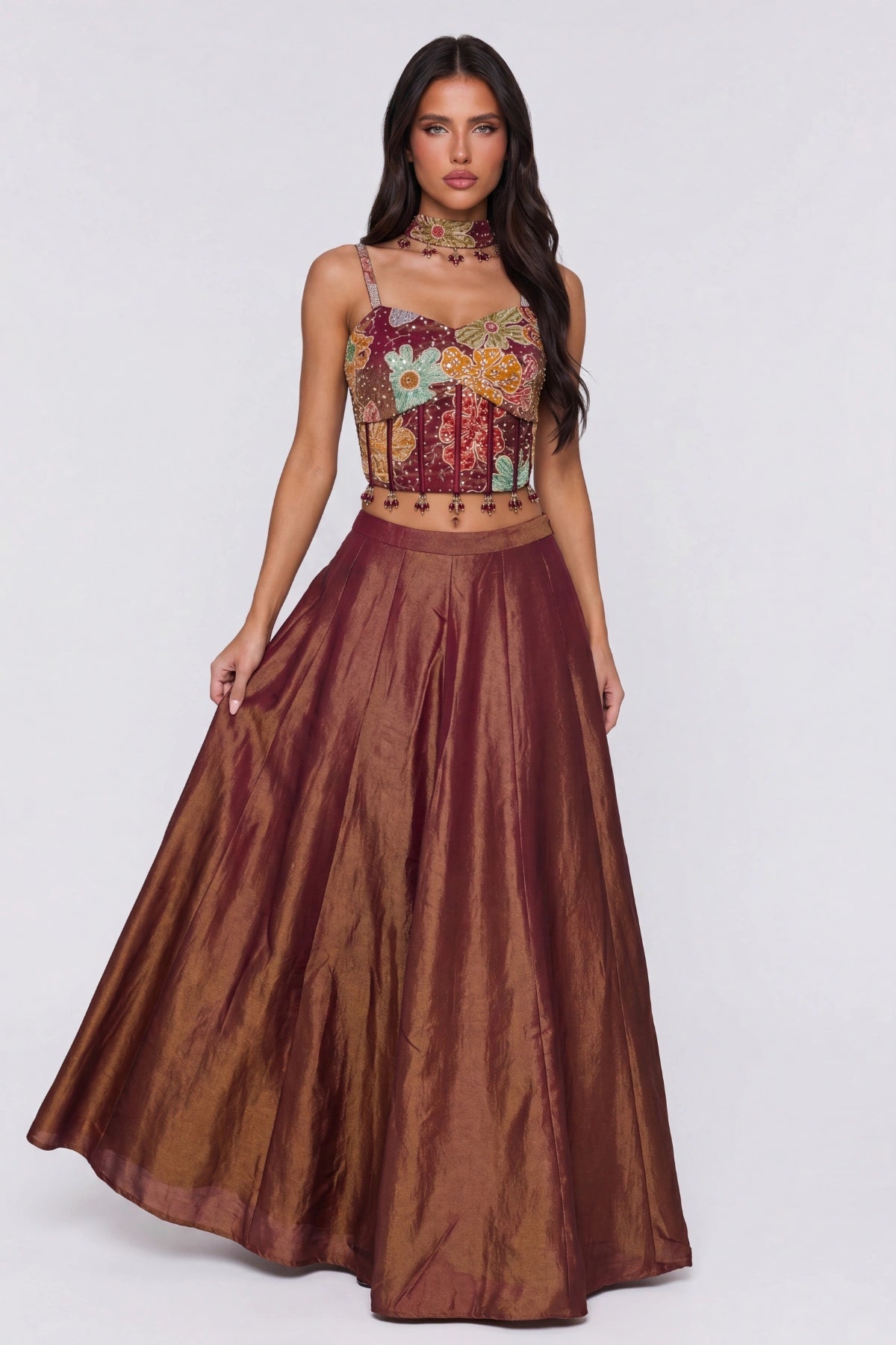 Grenat Co-ord Set - Dorie Atelier