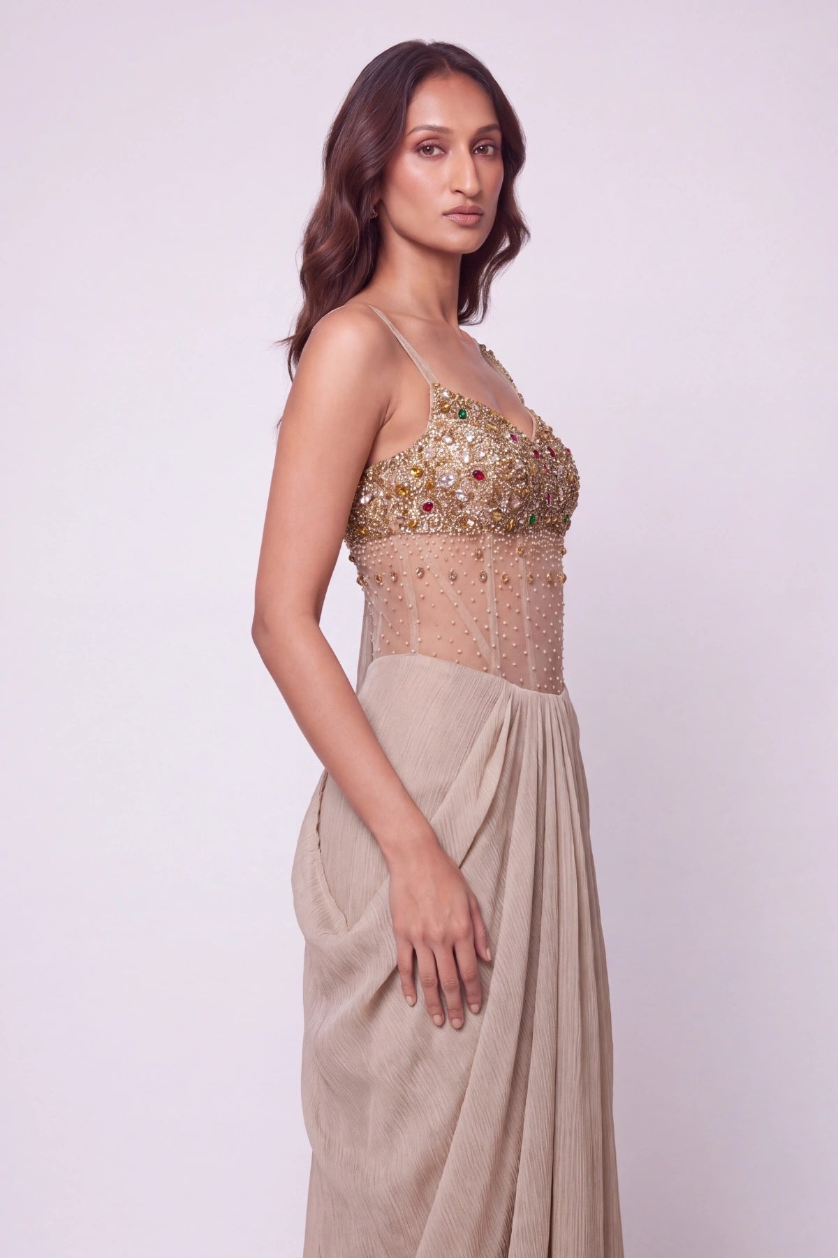 Grès Draped Gown - Dorie Atelier