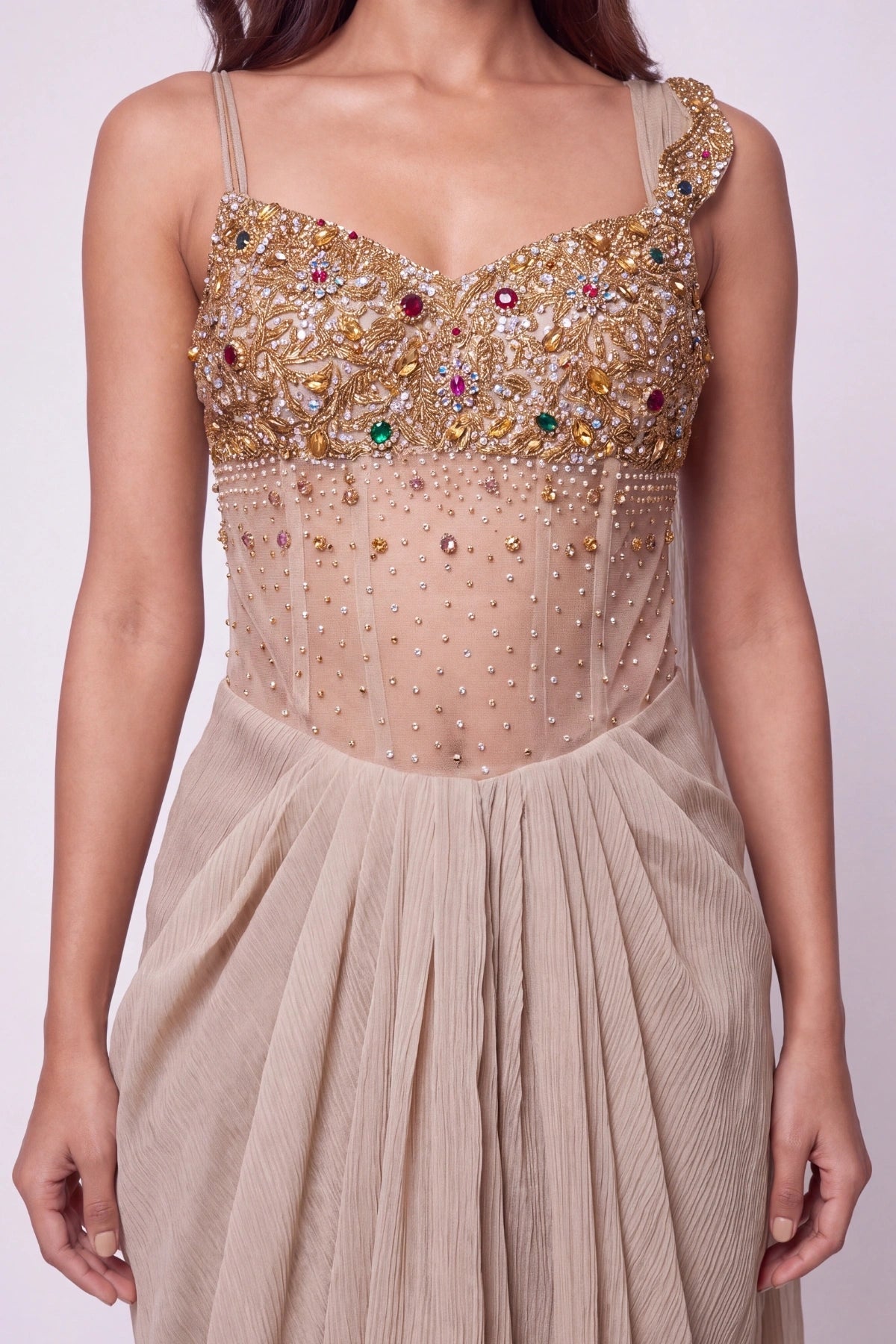 Grès Draped Gown - Dorie Atelier
