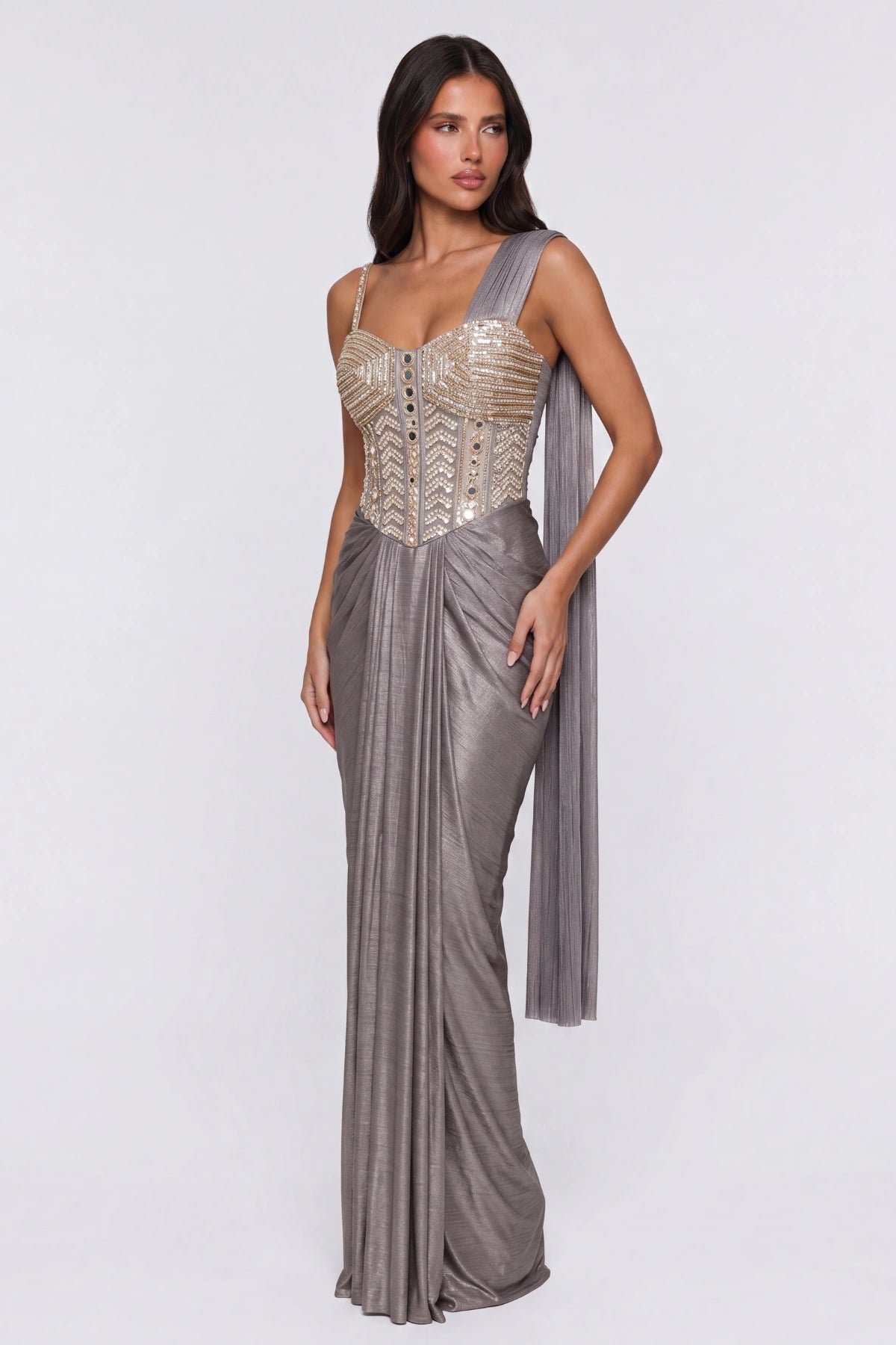 Étain Saree Gown