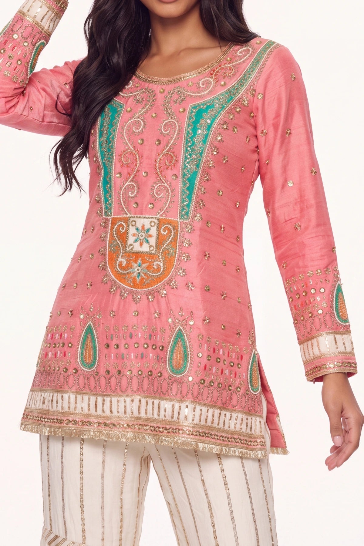 Gulabi Kurti - Dorie Atelier