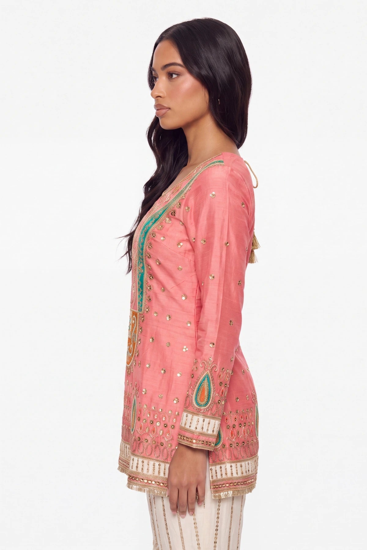 Gulabi Kurti - Dorie Atelier