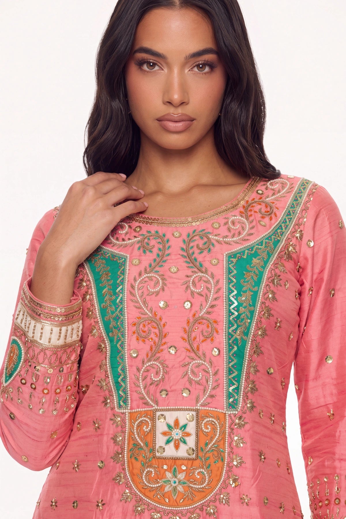 Gulabi Kurti - Dorie Atelier