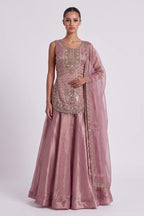 Gulkand Lehenga Set - Dorie Atelier